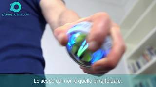 Riabilitazione del gomito del tennista - Sollievo calmante con Powerball.