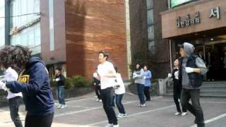 파워찬양) 서울연합교회 중고등부 길거리 전도 2011년4월9일