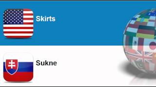 Learn Slovak vocabulary #Topic = Miscellaneous outerwear