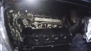 Снятие клапанной крышки Митсубиси Кольт z34