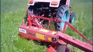Сенокос косилкой wirax 1.65