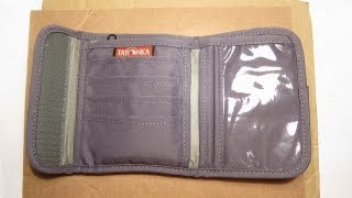 Обзор кошелька Tatonka Euro Wallet