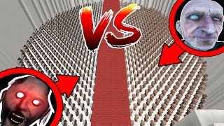 100000 ДЕДУШЕК VS 100000 БАБУШЕК ГРЕННИ! МОБ АРЕНА МАЙНКРАФТ! РОЛЕВАЯ ИГРА АРЕНА