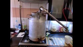 ? ? самодельный кожухотрубный холодильник,  испытание