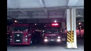 Bombeiros de São Paulo. AB Auto Bomba Mercedes Benz PB Sé