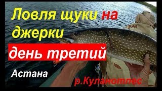Рыбалка в Казахстане# Астана# щука на джерк# три дня #на Кулане