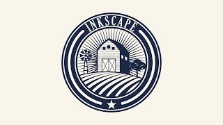 Inkscape Türkçe: Çiftlik Logosu Çizimi - Hızlandırılmış