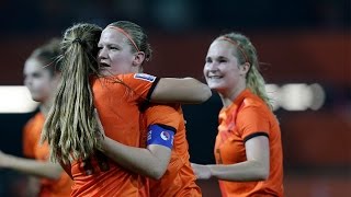 Highlights Oranjevrouwen-Schotland 2-0 30-10-2014