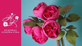 Розы из китайского фоамирана