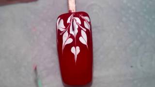 Маникюр рисунки на ногтях дизайн ногтей обычными лаками и иглой №10