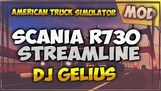 American Truck Simulator (ATS) mod - Scania R730 Streamline