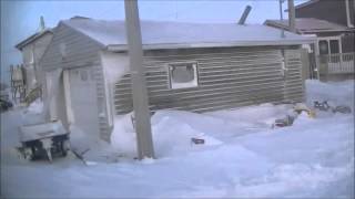 Arctic Snowcat Ride - Rankin Inlet, Nunavut, Canada - Satellite Dish Technician Mark Erney