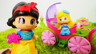 Игры с Пинипон. Принцессы собираются на бал!