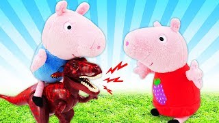 Lustiges Video für Kinder auf Deutsch - Schorsch und Peppa reisen mit der Zeitmaschine