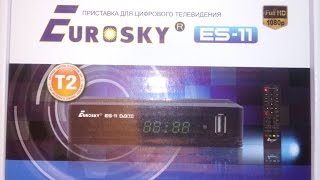 Поиск каналов на Eurosky ES-11