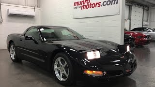 2001 Corvette Coupe 1SB Coupe SOLD SOLD SOLD Automatic Triple Black Munro Motors