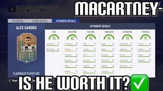 IS 93 FLASHBACK SBC ALEX SANDRO WORTH IT? | 93 FLASHBACK SBC ALEX SANDRO PLAYER REVIEW! #FIFA19!