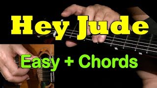 HEY JUDE: Chords + Solo + TAB! Guitar Lesson by GuitarNick