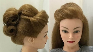 3 Beautiful Hairstyles with Puff : Easy Hairstyles прически