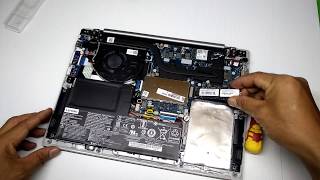 Lenovo ideapad 320S SSD Upgrade M.2 PCIe. แกะเครื่องใส่SSD NVMe