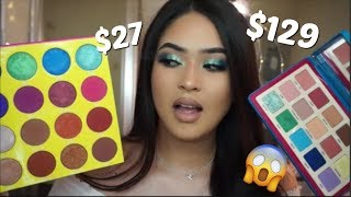NEW! Natasha Denona TROPIC Palette VS. Juvia's Place Palette! |