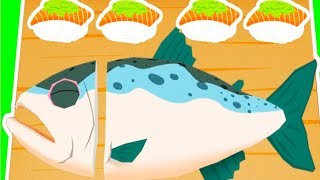 СУШИ ЧЕЛЛЕНДЖ ГОТОВКА РОЛОВ Мультяшная игра для детей МАСТЕР СУШИ kids children