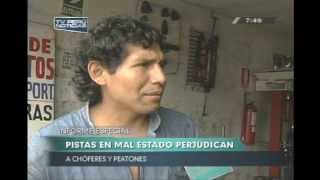 LOS HUECOS EN LAS PISTAS DE LIMA
