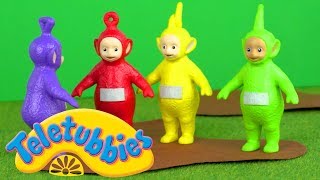 Teletubbies: Teletubbies Have A Race | Toy Play Video | Play games with Teletubbies