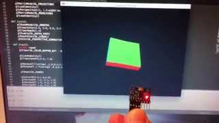 Playing around with a 6DOF IMU (MPU-6050), Arduino, Python and OpenGL