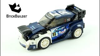 Lego Speed Champions 75885 Ford Fiesta M-Sport WRC - Lego Speed build