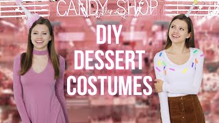 DIY Cupcake & Cotton Candy Food Themed Halloween Costumes