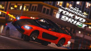 GTA 5 - TOKYO DRIFT MONTAGE (Han's RX7 Veilside Fortune)