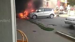 взорвался газ в машине#разорвало на части#краснодар
