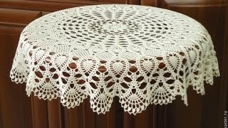 Вязание Скатерти - видео - образцы работ 2019 / Knitting Tablecloths - Video / Knitting Tischdecken