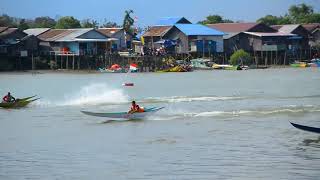 Penyisihan 3, lomba balap ketinting kelas semi (mesin cina) Sanga-Sanga 2019