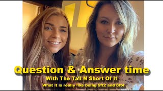 What it is really like being really Tall and really short!!!!- 6ft4 vs 5ft2