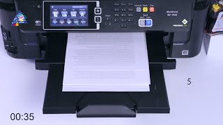 Epson Workforce WF-7610: тест на скорость печати текста. Режим "Черновик"