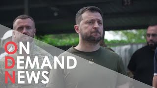 Zelenskyy on Frontlines to See DAMAGED Odesa