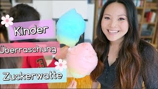 WIR MACHEN ZUCKERWATTE! ÜBERRASCHUNG FÜR DIE KINDER | FAMILIEN VLOG | Mamiseelen
