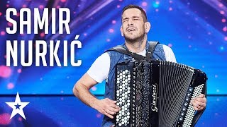 Samir Nurkić gives a ride through music styles│Supertalent 2018│Auditions
