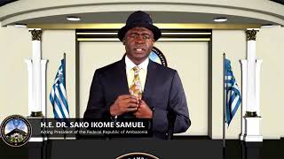 AP H.E Dr. Sako Ikome Samuel  addresses Ambazonians 24-02-2018