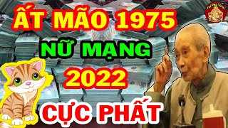 Tử Vi 2022 Ất Mão 1975 Nữ Mạng Được Thần Tài Chỉ Điểm Gặp Thời Đổi Vận Giàu Nhanh Chóng Mặt