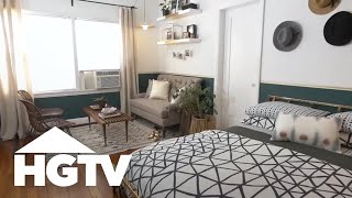 Stylish Studio Apartment Makeover - HGTV