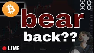 [LIVE] BEAR MARKET BACK? BTC Price Prediction Today | ChainLink Price Prediction BTC LINK Targets ?