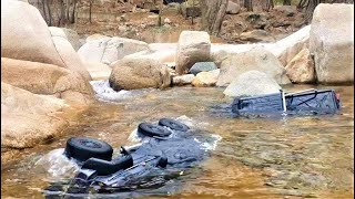 RC Car Traxxas TRX6 & 4 Benz, Bronco Valley Rock Crawling