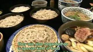 Soba (Japanese noodles)  When you eat soba,this is the way to do it !