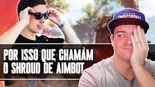APEX REACT | É POR ISSO QUE O SHROUD É CHAMADO DE AIMBOT!