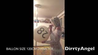 DirrtyAngel   Looner Edition   blow up 120cm ballon huge riese luftballon 28 energy print