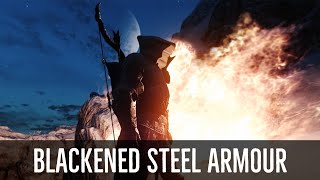 Skyrim SE Armor Mod: Blackened Steel Armour and Weapon set (PC | XBOX)