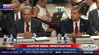 CLINTON EMAIL INVESTIGATION: Full Senate Hearing On DOJ IG Report